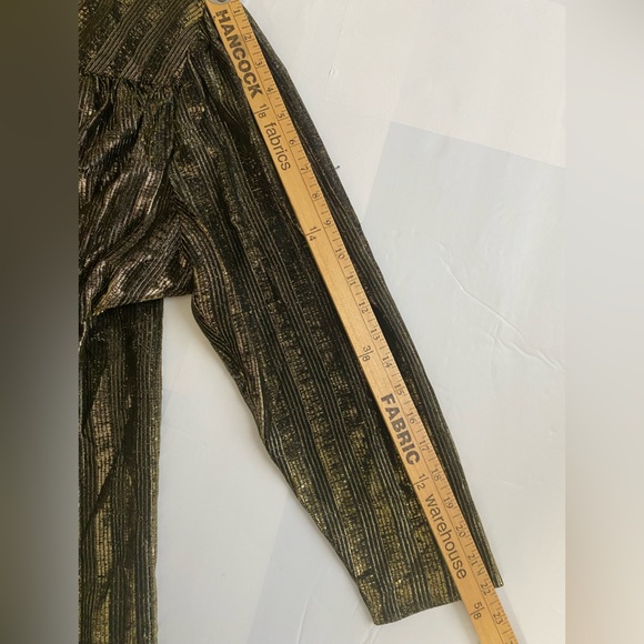 Vintage Gold Metallic Party Jacket by Gilberti - Picture 10 of 11